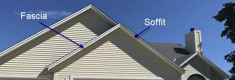 Accurate Roof Management | Parts of the Roof | Soffit Fascia